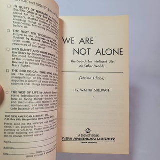 We Are Not Alone- The Search for Intelligent Life on Other Worlds (Revised Edition)