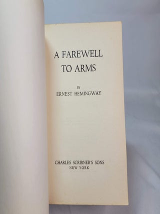 A Farewell to Arms.