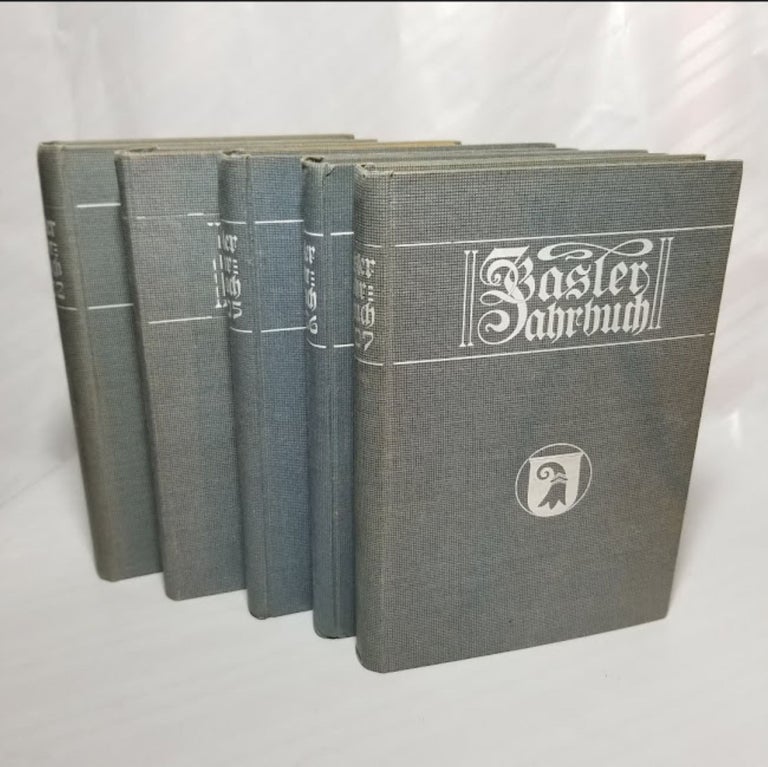 Item #169 Lot of 5 Basler Jahrbuch for 1904, 1905, 1906, 1907, and 1908.