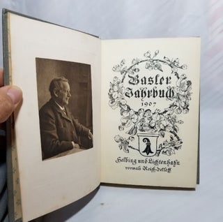 Lot of 5 Basler Jahrbuch for 1904, 1905, 1906, 1907, and 1908.