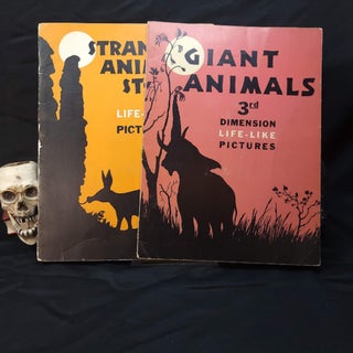 Item #242 Lot of Two 1930s 3D Children's Books: Strange Animal Stories: Pictures in Third...