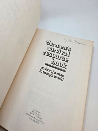 the men's survival resource book: on being a man in today's world