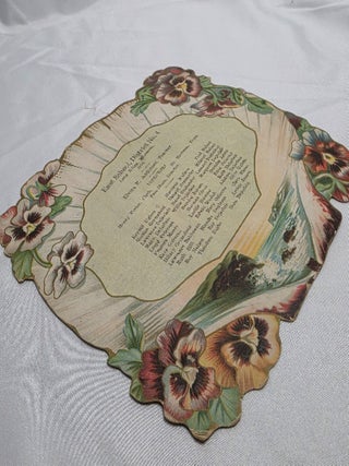 Class Roster Souvenir Long Siding, Minnesota 1916 Floral Ocean motif