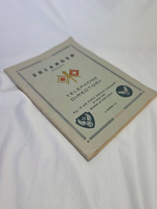 Telephone Directory Hqs. IX Air Force Service Command 40th Bomb Wing Erlangen Airforce Station