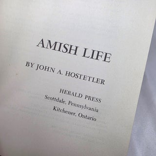Lot of 3: Amish Life, Mennonite Life, Hutterite Life