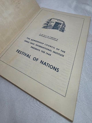 1949 Festival of Nations Saint Paul, Minnesota Program