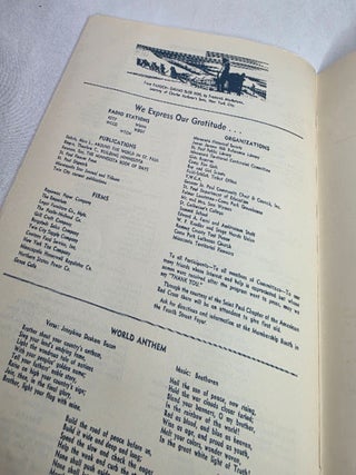 1949 Festival of Nations Saint Paul, Minnesota Program