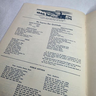 1949 Festival of Nations Saint Paul, Minnesota Program