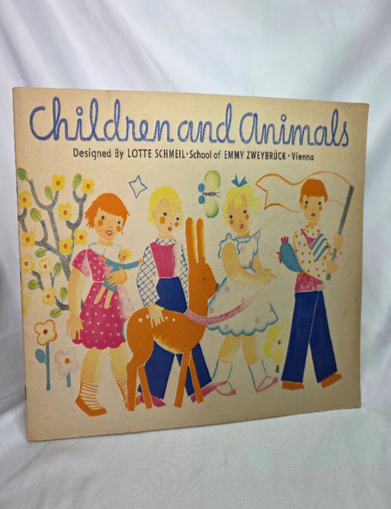 Item #474 Children and Animals. Illustration Children, Vienna.