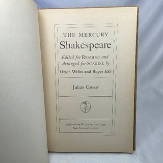 Julius Caesar: The Mercury Shakespeare