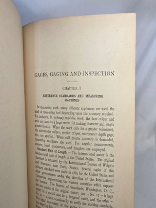 Gages, Gaging and Inspection