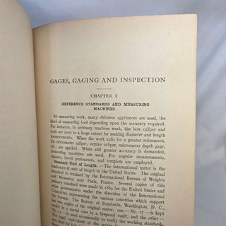 Gages, Gaging and Inspection