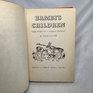 Bambi's Children: The Story of a Forest Family